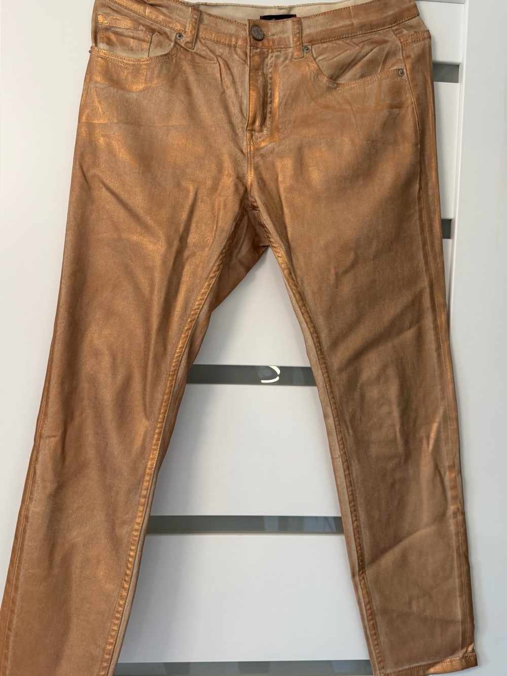 BDG Women's Slim Metallic Copper-Tone Jeans